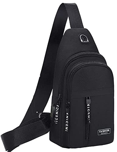 CHCWR Laptop Rucksack Herren Laptopsbeutel lässig Canvas Weste echte Schaffell und Cowhide Lederweste Motorrad Biker -Leinwand mit USB -Leder -Leichenbeutel für Frauen -Mens -Brieftaschen Leder