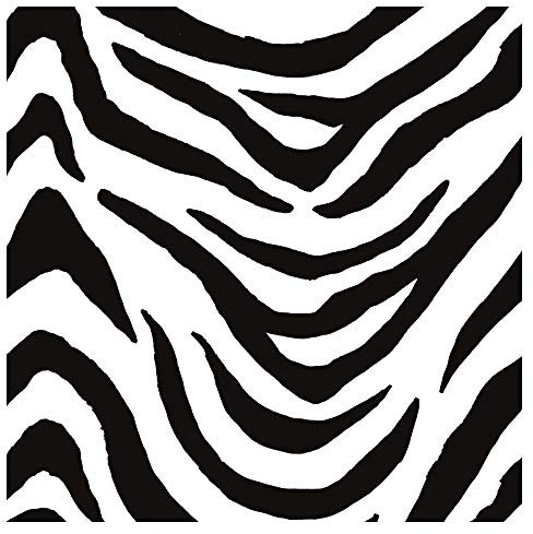 murando - Tapete selbstklebend 10m Wandtattoo dekorative Möbelfolie Dekorfolie Fotofolie Panel Wandaufkleber Wandposter Wandsticker - Zebra Zebramuster Tiermuster schwarz weiß f-A-0112-j-b