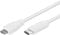 PremiumCord USB-C - Cavo di Collegamento Micro USB, Cavo di Ricarica Fino a 2,5 W, Cavo Dati Fino a 480mbit/s, USB Tipo C Maschio a Micro USB Maschio, Tripla Schermatura, Colore Bianco, Lunghezza 0,6m
