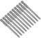 sourcing map Lot de 10 embouts de tournevis magnétiques à tête plate de 4 mm, tige hexagonale de 6,35 mm, longueur de 7,6 cm