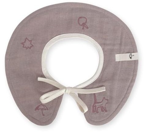 Saga Copenhagen Lätzchen/Kragen für Babys & Kleinkinder, aus 100% Bio-Baumwolle, One Size | Alva - Mauve