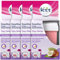 Veet - EasyWax - 4 Recharges de Cire Chaude Epilation 50ml - Bras & Jambes - Beurre de Karité
