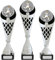 Pokal L Pokal Fussball Serie Verdun Trophäe Silber groß mit Gravur