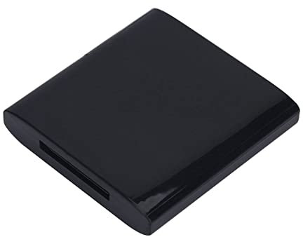 Denash Adattatore per Ricevitore Musicale Bluetooth A2DP per Altoparlante Dock Sounddock abilitato a 30 Pin, Conforme a Bluetooth 2.0.Supporto Plug And Play A2DP V1.2(Nero)