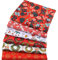 Patchwork-Stoff mit Blumenmuster, vorgeschnitten, 46 x 56 cm, asiatischer Vintage-Stil, Rot