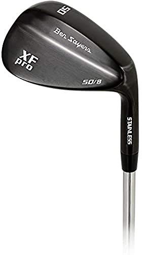 Ben Sayers XF Pro 50° Stainless Steel Wedge | Mens Right Handed Golf Wedge | Black Finish