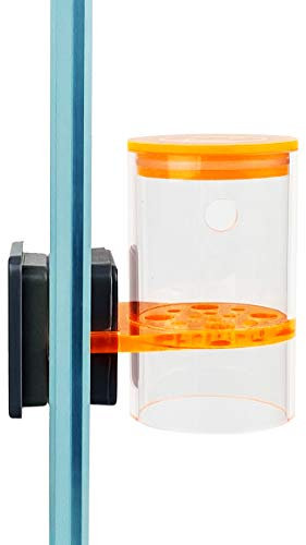 Eshopps EZ Feeder Aquarium Frozen Fish Food Dispenser with Strong Anti-Slip Magnet and Submersible Slow Release Feeding Chamber