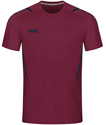 JAKO Kinder Trikot Challenge (Kurzarm), Maroon/Marine, 140