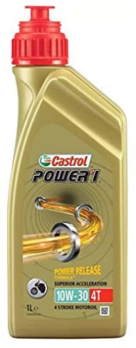Castrol POWER 1 4T 10W-30 Semi-Synthetic Motorcycle Engine Oil, 1 Litre