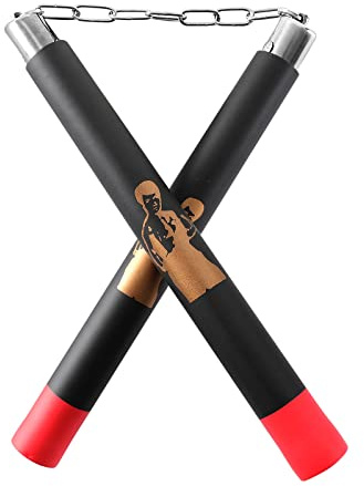 AUFIKR Portable Foam Nunchucks, Training Nunchakus Suitable for Kids & Beginners Practice and Training BR-11