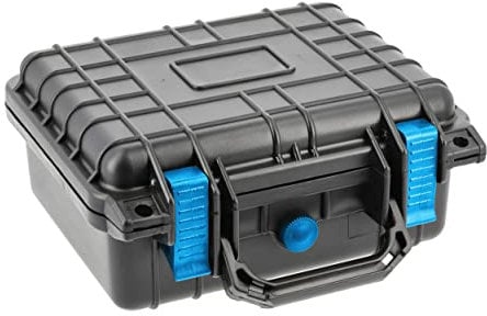 Högert Technik - Hermetisch Werkzeugkoffer - Hermetischer Werkzeugkasten/Werkzeugbox (10.5,27cmX24.6cmX12.4cm) - Stoßfest, Spritzwassergeschützt IP55, staubdicht, EPDM-Dichtung