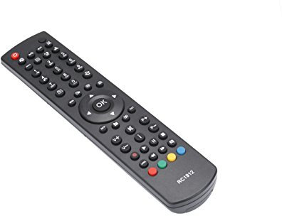 RC1912 RC-1912 Mando a Distancia de Repuesto para Telefunken TV L24H125N2 L24H125N2D L24H125N3 L24H125N3D L24H180I3D L40F185F2 L48F243F3C D39F185N3 D40F125R3C D40F127I3 L19H97DI3 L22F185D3D L24H125A3D