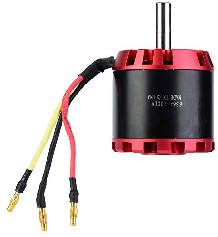 VGEBY Scooter Brushless Motor, 6364-200KV Scooter Elektromotor Brushless Sensorless Motor für Elektrisches Balancing Skateboard