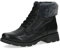 CAPRICE Damen Stiefeletten zum Schnüren mit Blockabsatz Gefüttert, Schwarz (Black Comb), 36 EU
