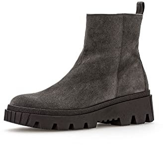 Gabor Damen Biker Boots, Frauen Stiefeletten,Wechselfußbett,Best Fitting,uebergangsschuhe,uebergangsstiefel,warm,Pepper (schwarz),41 EU / 7.5 UK