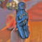 Selbstliebe & formende Göttin Skulptur,Göttin der Heilung Statue,Selbstliebe Geist Göttin Skulptur Dekorationen,Handbemalte Harzstatue,Portrait Sculpture Resin Crafts,Heimdekoration Geschenke (Blau)