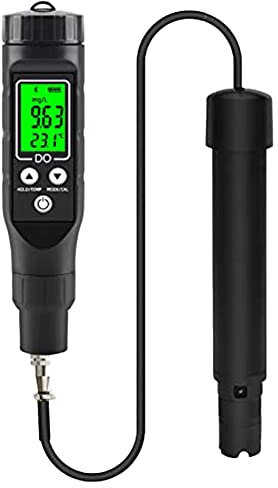 Seprendi Intelligentes Bluetooth-Messgerät für gelösten Sauerstoff, tragbar, 0,0 – 40 mg/l, Testset für gelösten Sauerstoff