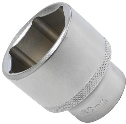 AERZETIX - C70983 - Chiave a bussola 1/2 corpo 32mm x 44mm - chiave a cricchetto - con impronta esagonale 6 lati - in acciaio CR-V 50BV30 - finitura cromata