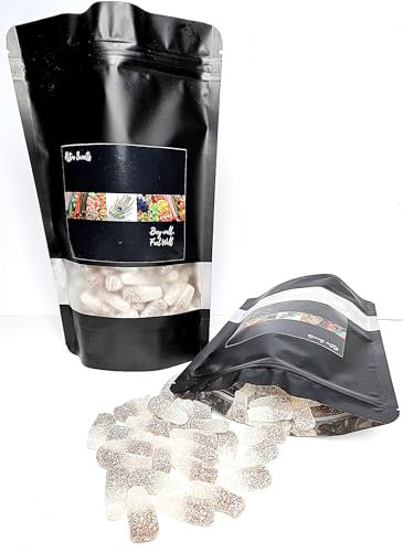 Fizzy Cola Bottles Retro Sweets Gift Bag Sweet - 500g bag Sweets by skvdntrade8 (500g, vegan Fizzy cola bottles)