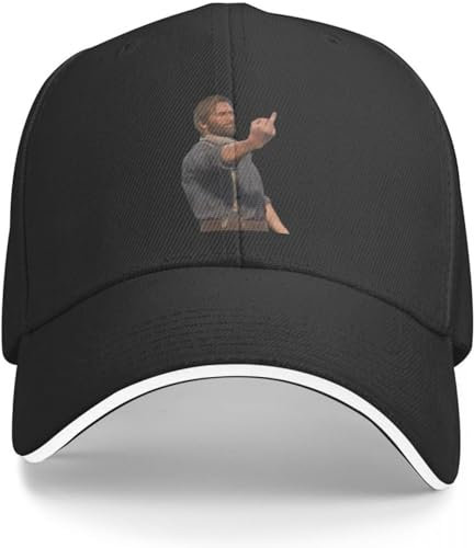 GeRRiT Baseballkappe Hip Hop Sonnenhut Lustige Arthur Morgan 2 Baseballkappe Luxus Solarhut Damen Hüte Männer Geburtstagsgeschenk für Männer Frauen