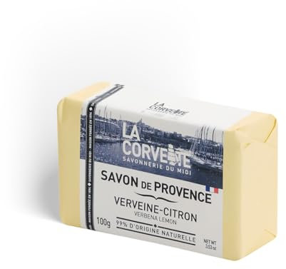 La Corvette, Savon de Provence à la Verveine-citron - 100g - savon main parfumé
