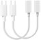 for Apple Pencil Charger,USB C to Apple Pencil Adapter 20Mins Full Charge Compatible for Apple Pencil 1st Generation, USB-C to Apple Pencil Adapter 30CM(1FT)/2 Pack,USB C to Lightning Female