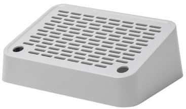 MagiDeal Marchepied pour bac à litière pour Chats Réutilisable Nettoyage Facile Garde la pièce Bien rangée Taille compacte pour la Maison Bac à litière, Pente