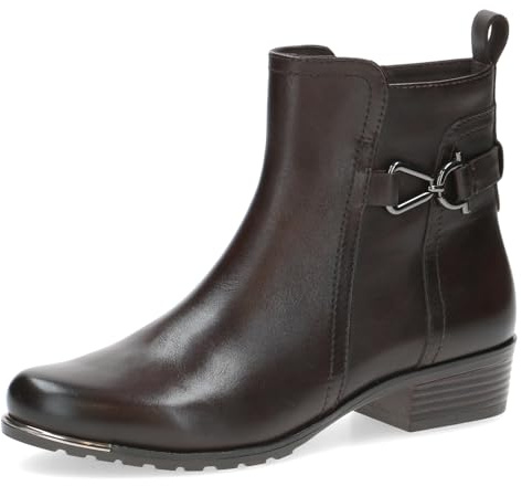 CAPRICE Damen Stiefeletten aus Leder Kleiner Absatz