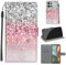 KENHONER Phone Case for Motorola Moto G75, with Card Slots Kickstand Magnetic Closure Flip Cover Leather Phone Case Compatible Motorola Moto G75 silver pink