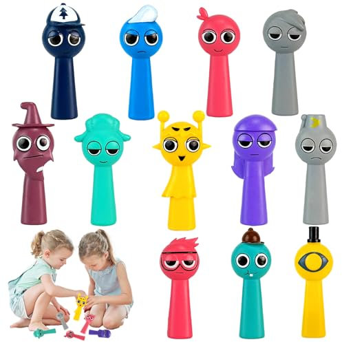 TOGETDREAM 12 Piezas Figurines, Figuras De AccióN Coloridas Mini Figurines Coleccionable Decoraciones de Cumpleaños Regalos para Niñas y Niños/Fans de Los Juegos