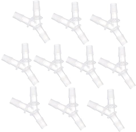 Gatuida 10stücke -kunststoff-verbindungsstück Y-förmiges Schlauchgelenk Schlauchzubehör Verbinder Armatur Garten Wasserhahn Reparatur Erweiterung