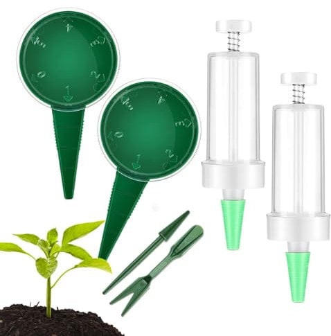 Ausset -Werkzeug -Kit, Gartensaatwerkzeuge - Helfer -Set von 6,Einstellbare Handplanter -Säator -Werkzeug -Sau -Sets, Sämlinge Dibber und Widger für Garten