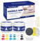 Kit Riparazione Vasca da Bagno e Piastrelle - Smalto Ceramico per Lavandini, Docce, Crepe, Graffi e Fori - Impermeabile con 6 Colori - Facile Applicazione per Principianti