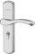 JAQVCTSC Door Locks, Indoor Bedroom Type Solid Wood Stainless Steel Panel Handle Handle Door Locks(Complete Set J)