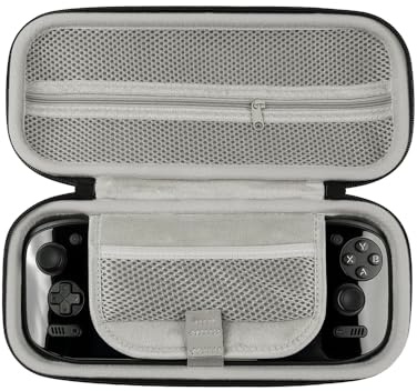 Voikoli Carrying Case Compitable with Ayn Odin 2 Portal Gaming Handheld and Accessories,Hard Case for Travel and Storage [Black]