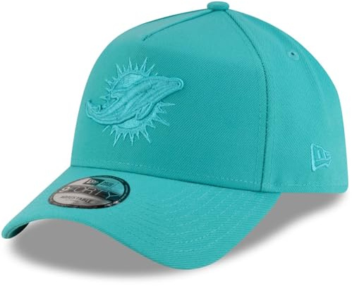 New Era 9Forty A-Frame Snapback Cap - Miami Dolphins Aqua