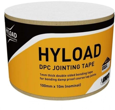 Hyload Double Sided Butyl Joint Tape 100mm x 10m Roll