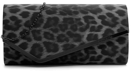 Tamaris Umhängetasche Abendtasche Amalia Leo Clutch Grey mehrfarbig