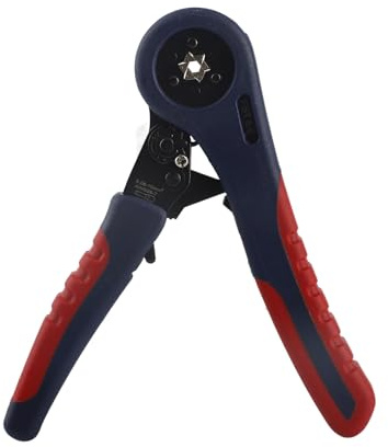 Crimpzange mit Ratsche, Selbstanpassend, 0.08-10mm², Nylon und Kupferlegierung - Ergonomischer Griff, Zeitsparend und Vielseitig für KFZ und Elektriker
