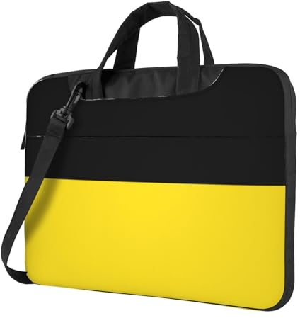 Flagge Baden-Württemberg Laptoptasche - 15 14 13 Zoll Pocket Computertasche geeignet für Büro, Arbeit und Reisen, Schwarz