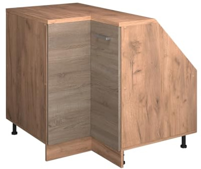 Vicco Eck-Küchenschrank für Dachschrägen R-Line, Sonoma, 75.6 cm