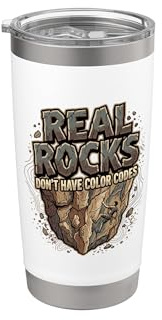 Rock Climbing Outdoor Climber Real Rocks No Color Codes Stainless Steel Insulated Tumbler