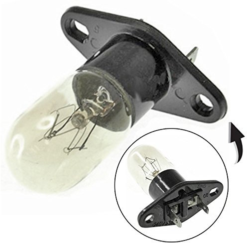 SPARES2GO Light Bulb Lamp & Holder for Panasonic Microwave Ovens