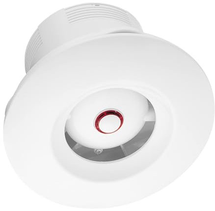 Bathroom Ceiling Extractor Fan 150mm / 6 with Humidity Sensor (Humidistat) Timer (Delay) Ball Bearing Kitchen Round Ventilator WXO150H