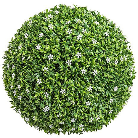 LOLAhome Bola boj Verde de plástico clásica para decoración Garden