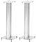 Norstone Stylum 3 Speaker Stand, 80 cm, Matt White