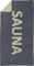 Erwin Müller Saunatuch, Liegetuch, Badetuch XXL 100% Baumwolle Größe grau-beige Größe 90x180 cm - schnell trocknend, saugstark, mit beidseitigen Schlaufen
