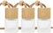 LINONI 3PCS 8ml Auto Car Hanging Empty Bottle Refillable Perfume Fragrance Hanger Diffuser Glass Styling Car Interior Accessories Mini Ornaments Air Freshner