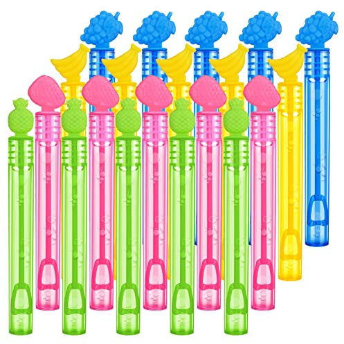 tao pipe 20 Stück Seifenblasen, 4 Farben, Pompoms für Kinder, erstellen Spielzeug für Hochzeiten im Freien, Partybevorzugungen für Geburtstage