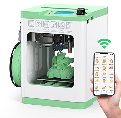 ENTINA Stampante 3D Tina2 S con Stampa WiFi, Mini Stampante 3D per Principianti, Livellamento Automatico e Alta Precisione, Aggiornamento Scheda Madre Ultra Silenziosa e Piattaforma Riscaldabile